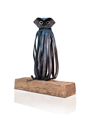 Octopus owl | 2017 | Bronze | 24 x 20 x 20 cm