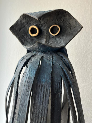 Octopus owl | 2017 | Bronze | 24 x 20 x 20 cm