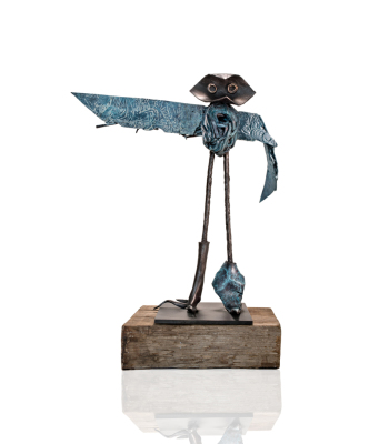 BROKEN WING | 2017 | Bronze | 40 x 39 x 35 cm