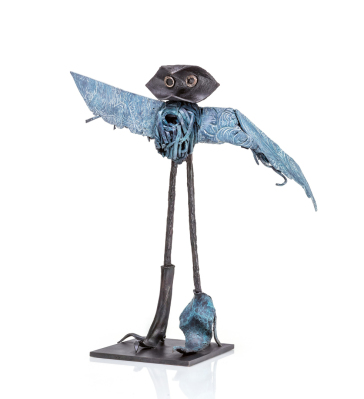 BROKEN WING | 2017 | Bronze | 40 x 39 x 35 cm
