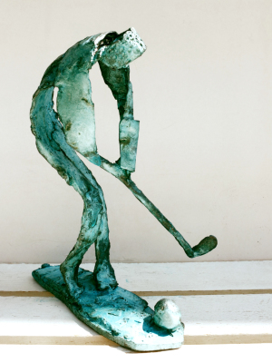 Bad Golfer | Bronze | 17 x 13 x 9 cm