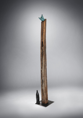 Ich bin oben | 2023 | 217 x 11 x 9 cm